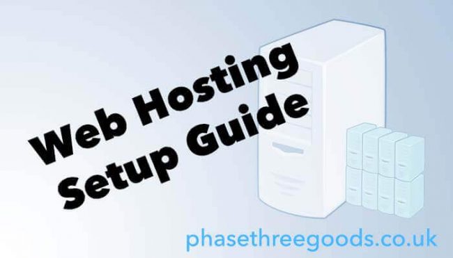 Web hosting setup guide