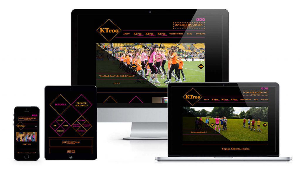 KTroo responsive website layout