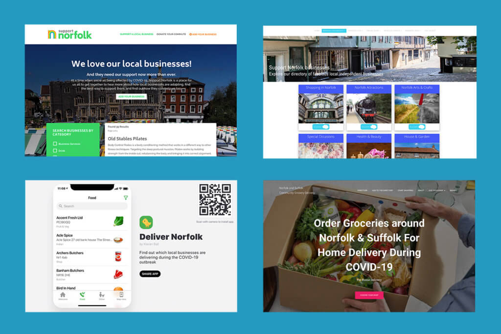 Websites that help Norfolk businesses during the Coronavirus pandemic